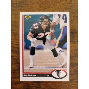 1991 Upper Deck Premier Edition High Number #580 Tim McKyer - NFL - Fresh Pull